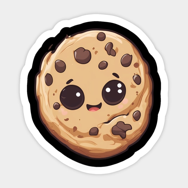 Kawaii Cookie Sticker by animegirlnft